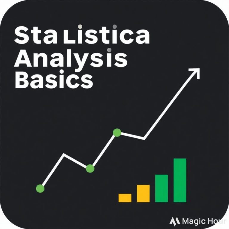 أساسيات التحليل الإحصائي