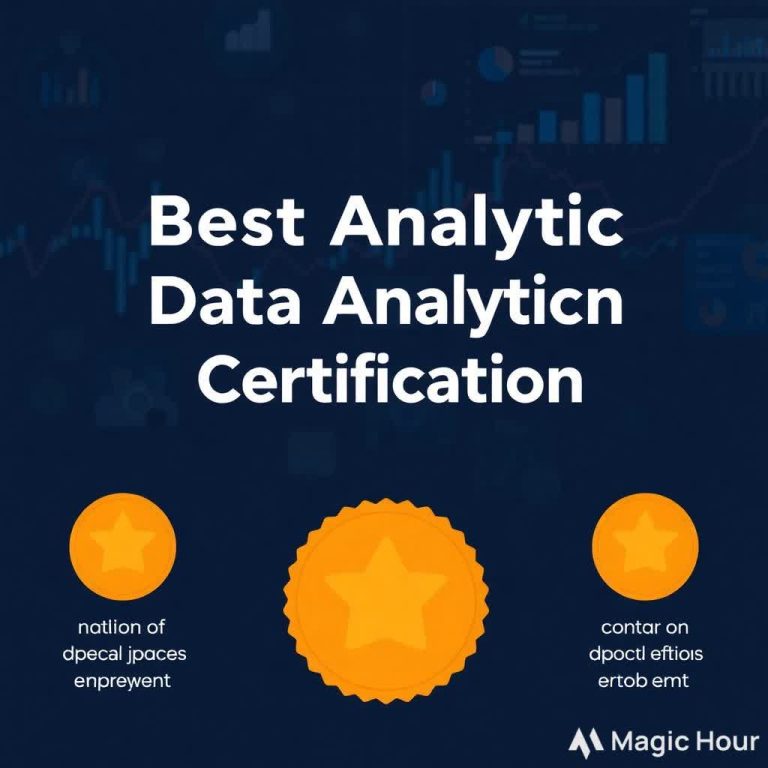 أفضل شهادة تحليل بيانات على الإنترنت